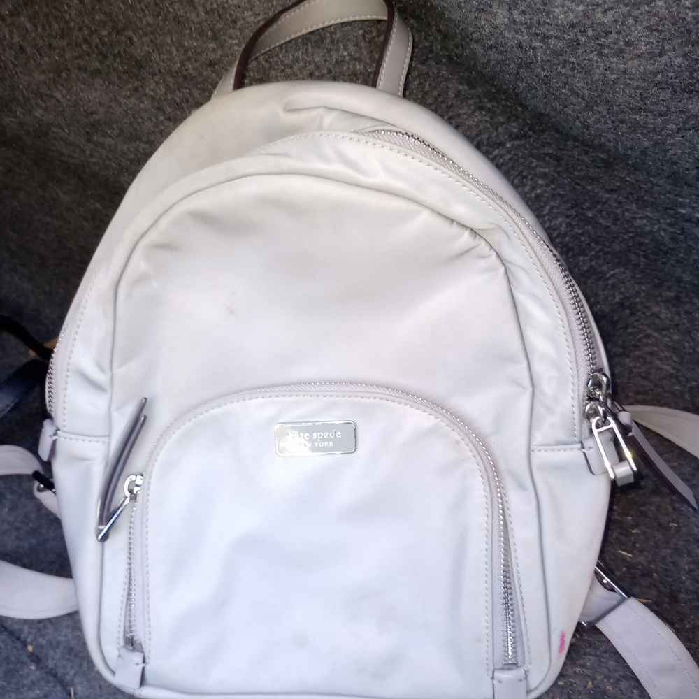 Kate Spade Gray Backpack